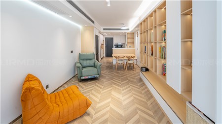 11w搞定原木風去客廳化的家100m² | 麗爾曼頓全屋定制