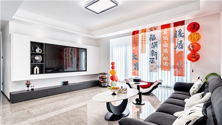 5w打造現(xiàn)代極簡風(fēng)格的家143m² | 麗爾曼頓全房全屋定制