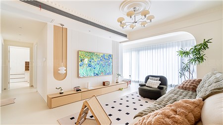 10.8w打造原木奶油風(fēng)格的家105m² | 麗爾曼頓全房全屋定制